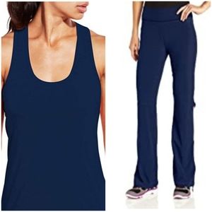 2 Piece Activewear Set - Tank Top & Bootcut Pants